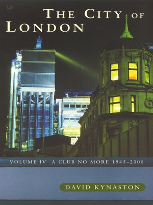 cover image of The City of London, Volume 4